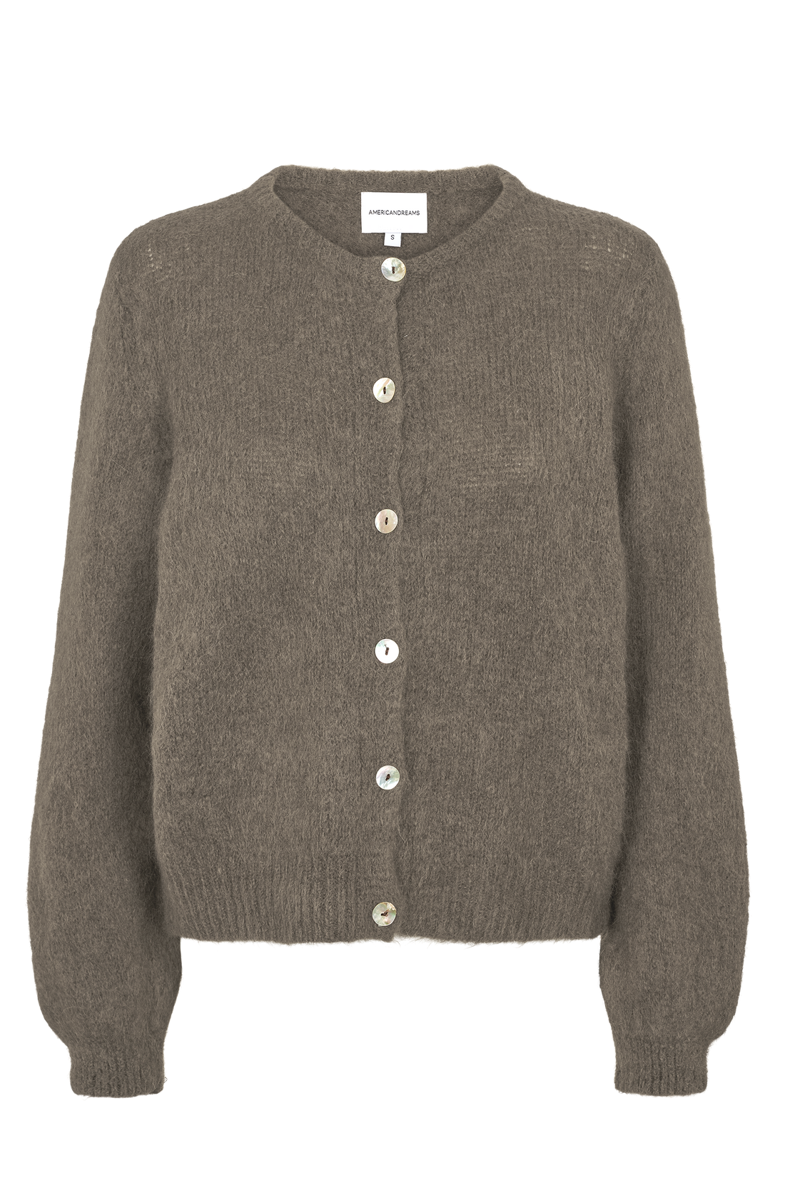 SUSAN ALPACA CARDIGAN - LIGHT TAUPE