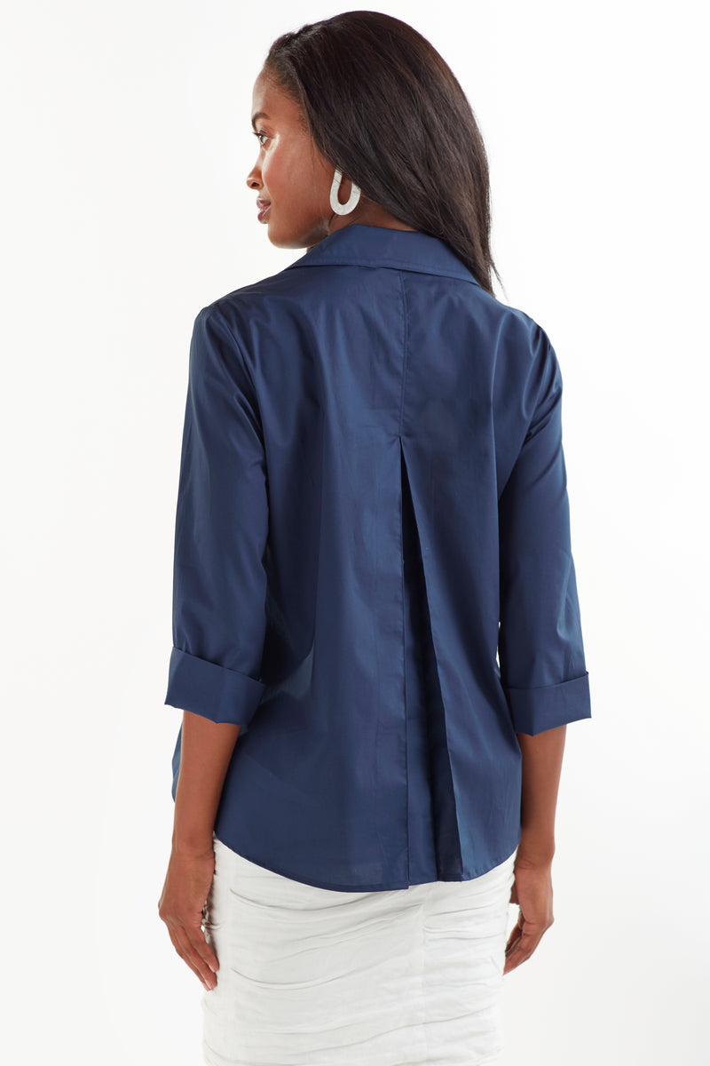 NAVY SWING SHIRT