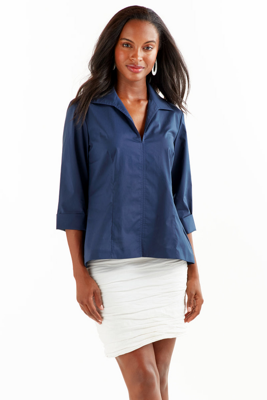 NAVY SWING SHIRT