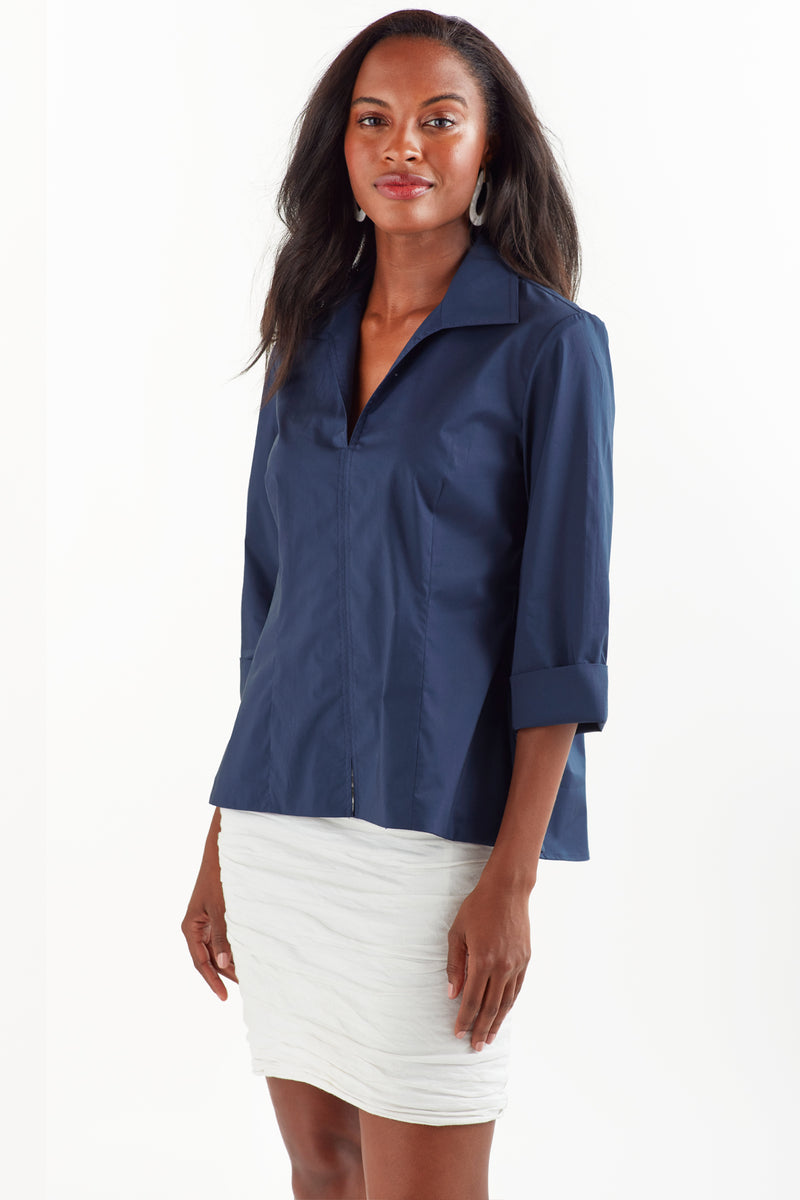 NAVY SWING SHIRT