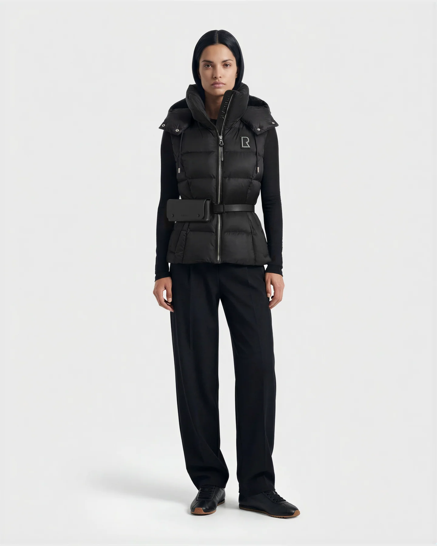 CASSIDY N QUILTED DOWN VEST - ESPRESSO