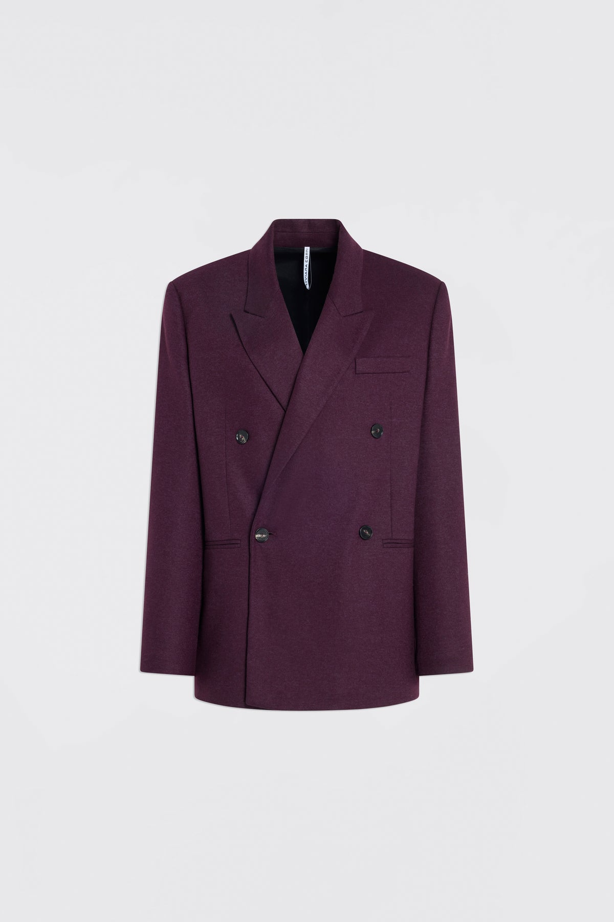 NELSON CASHMERE BLEND BLAZER - GRAPE