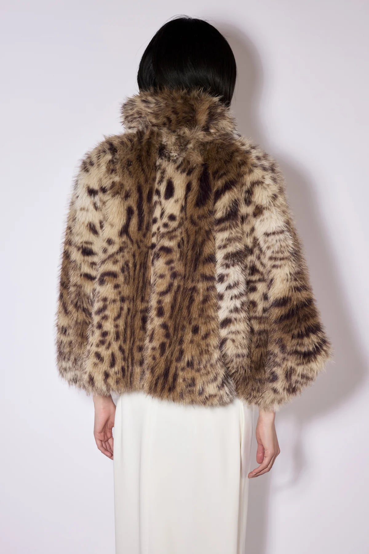 LYNX FAUX FUR COAT