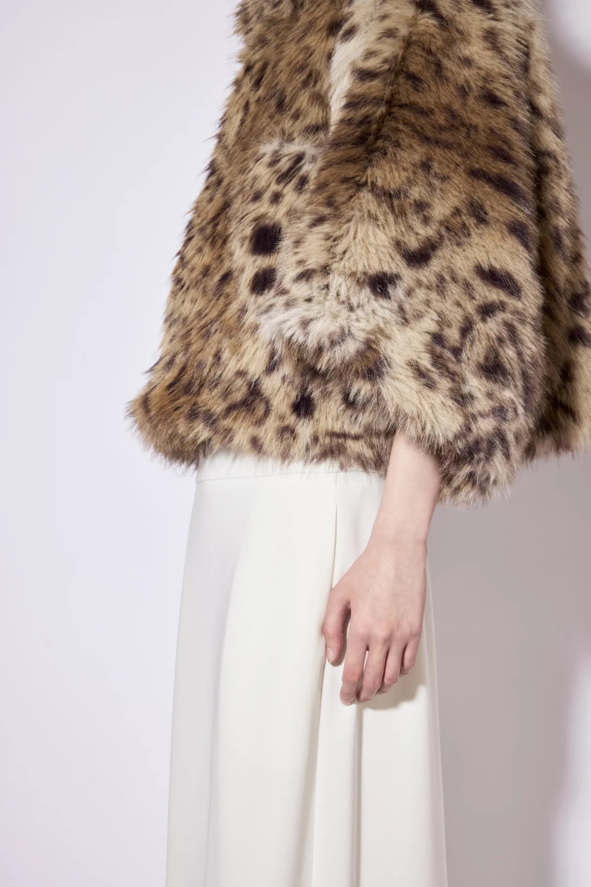 LYNX FAUX FUR COAT