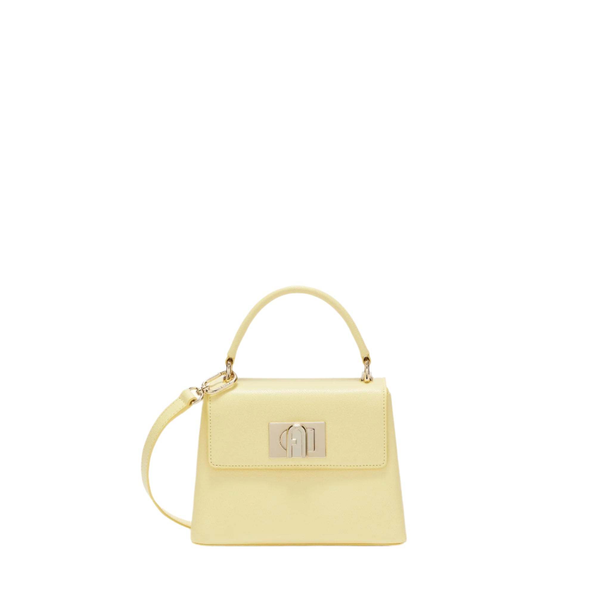 FURLA / 1927 mini tophandle bag/ハンドバッグ/レザー/BEG/無地 FURLA 1927 TOP HANDLE MINI BAG - FREESIA – TJ Bailey's