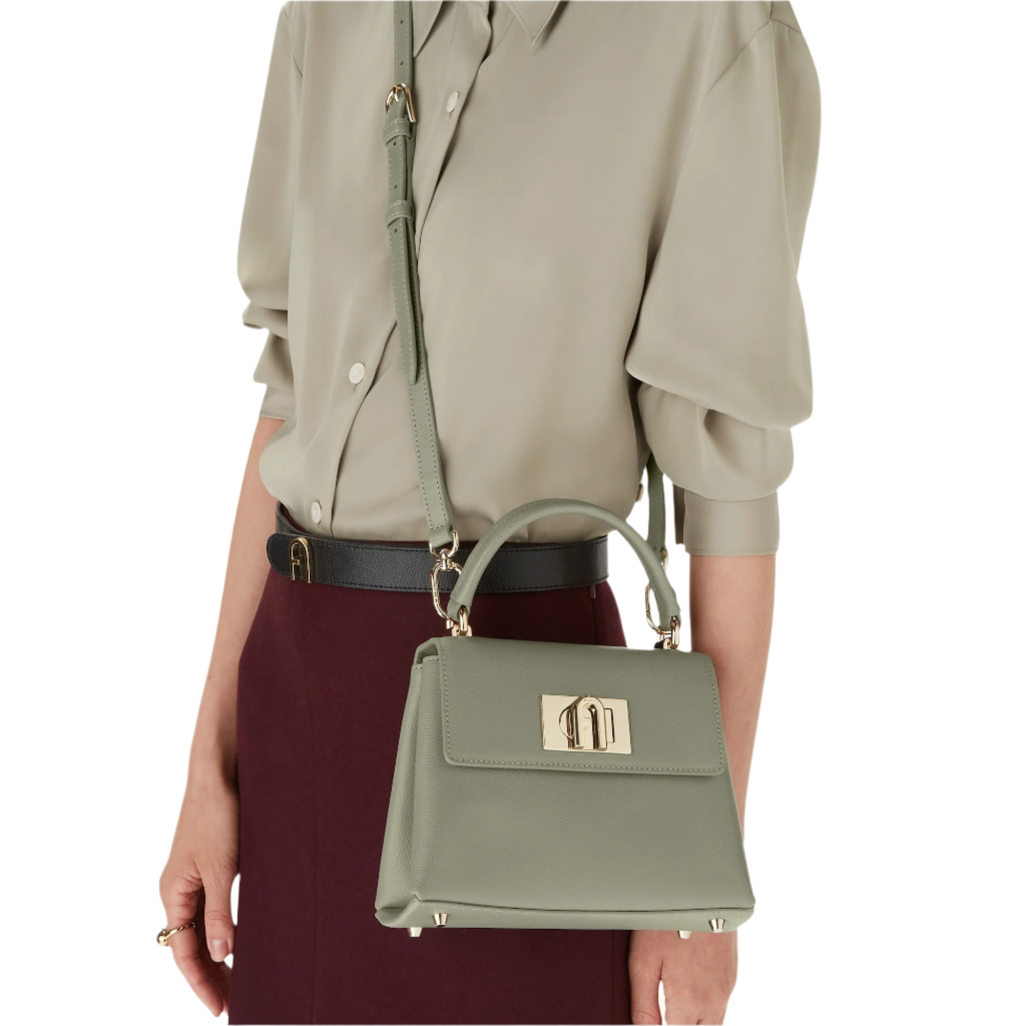 FURLA 1927 TOP HANDLE MINI BAG - DEW
