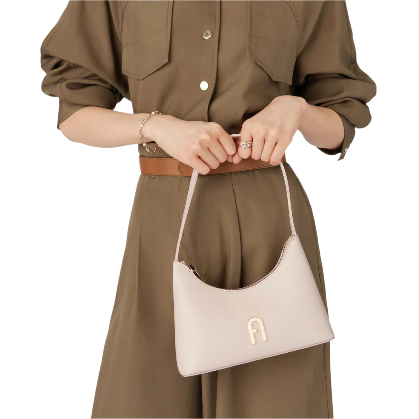 FURLA DIAMANTE SHOULDER MINI BAG - AZALEA