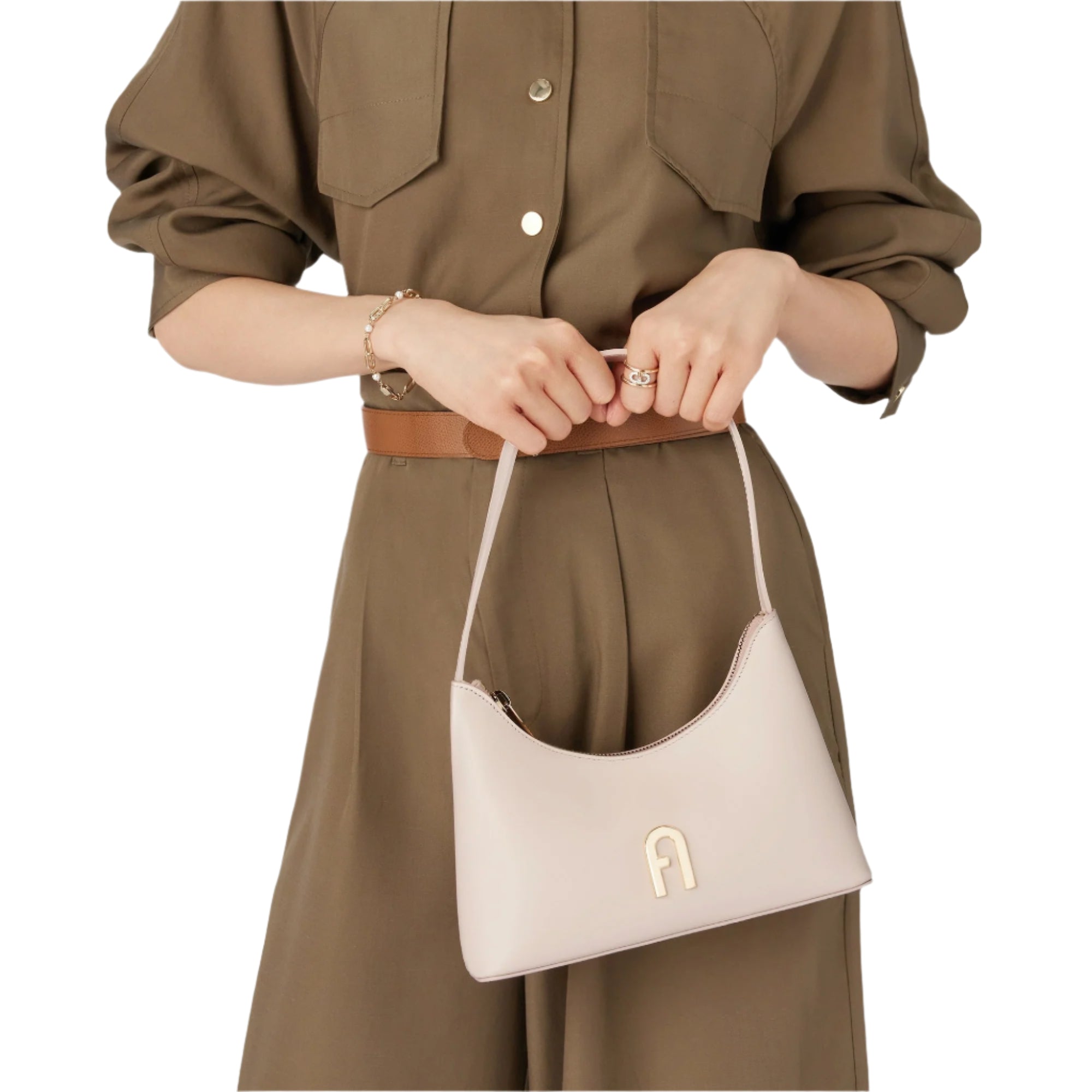 FURLA DIAMANTE SHOULDER MINI BAG - AZALEA