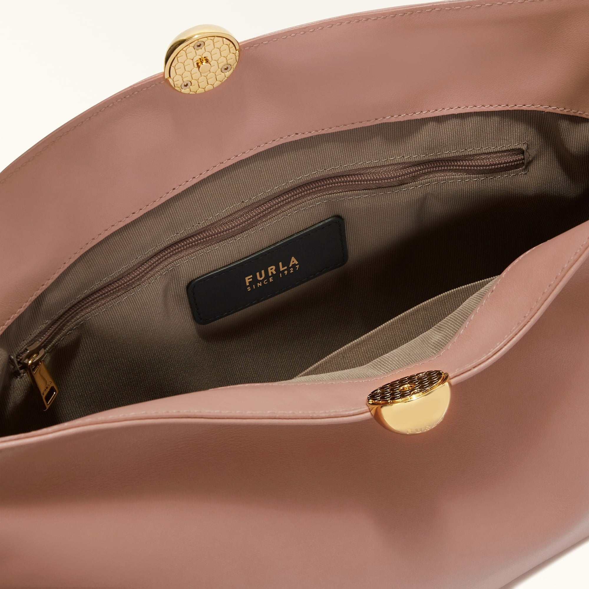 FURLA SFERA LARGE SOFT SHOULDER BAG - TULLE
