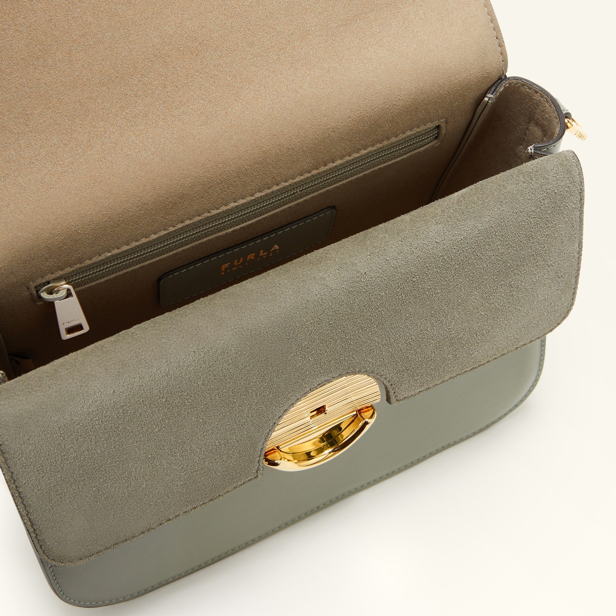 FURLA SFERA TOP HANDLE SMALL BAG - AGAVE