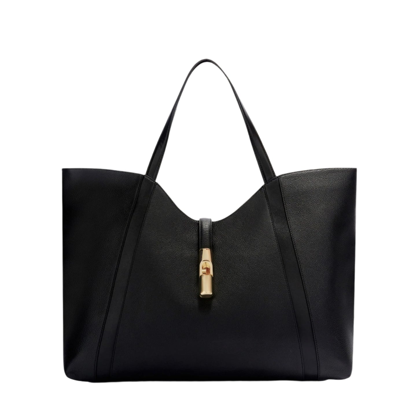 FURLA GOCCIA SHOULDER XL BAG - BLACK