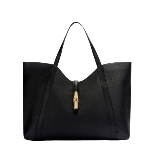 FURLA GOCCIA SHOULDER XL BAG - BLACK