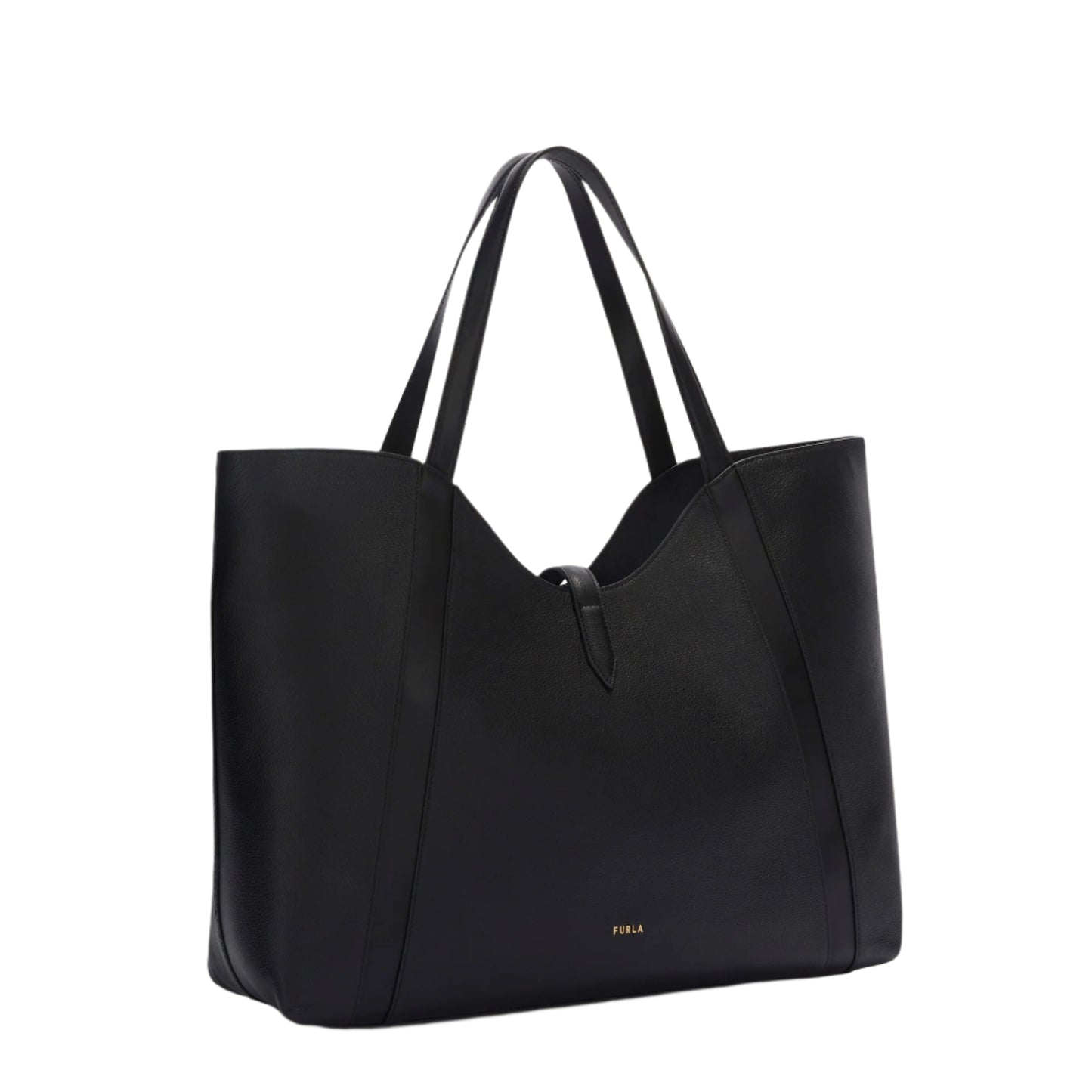 FURLA GOCCIA SHOULDER XL BAG - BLACK