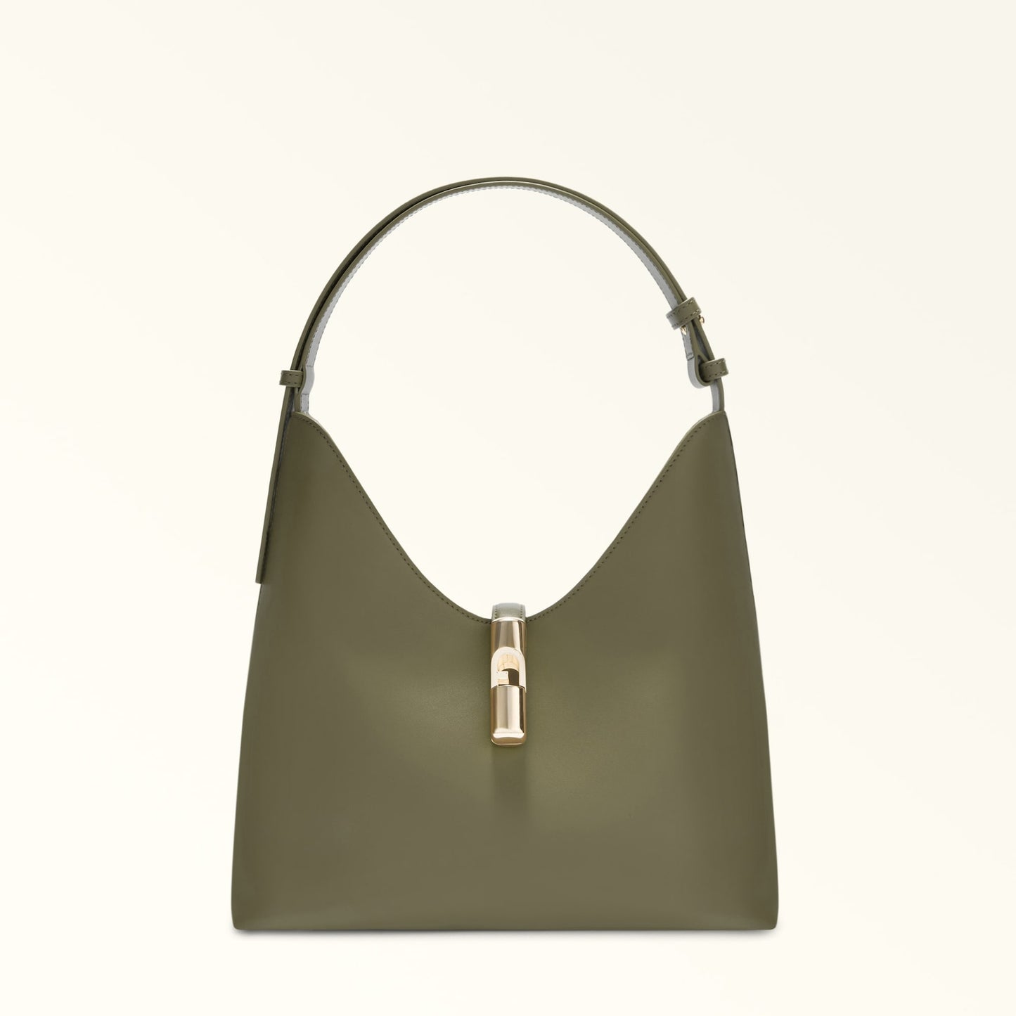 FURLA GOCCIA MEDIUM SHOULDER BAG - AVOCADO