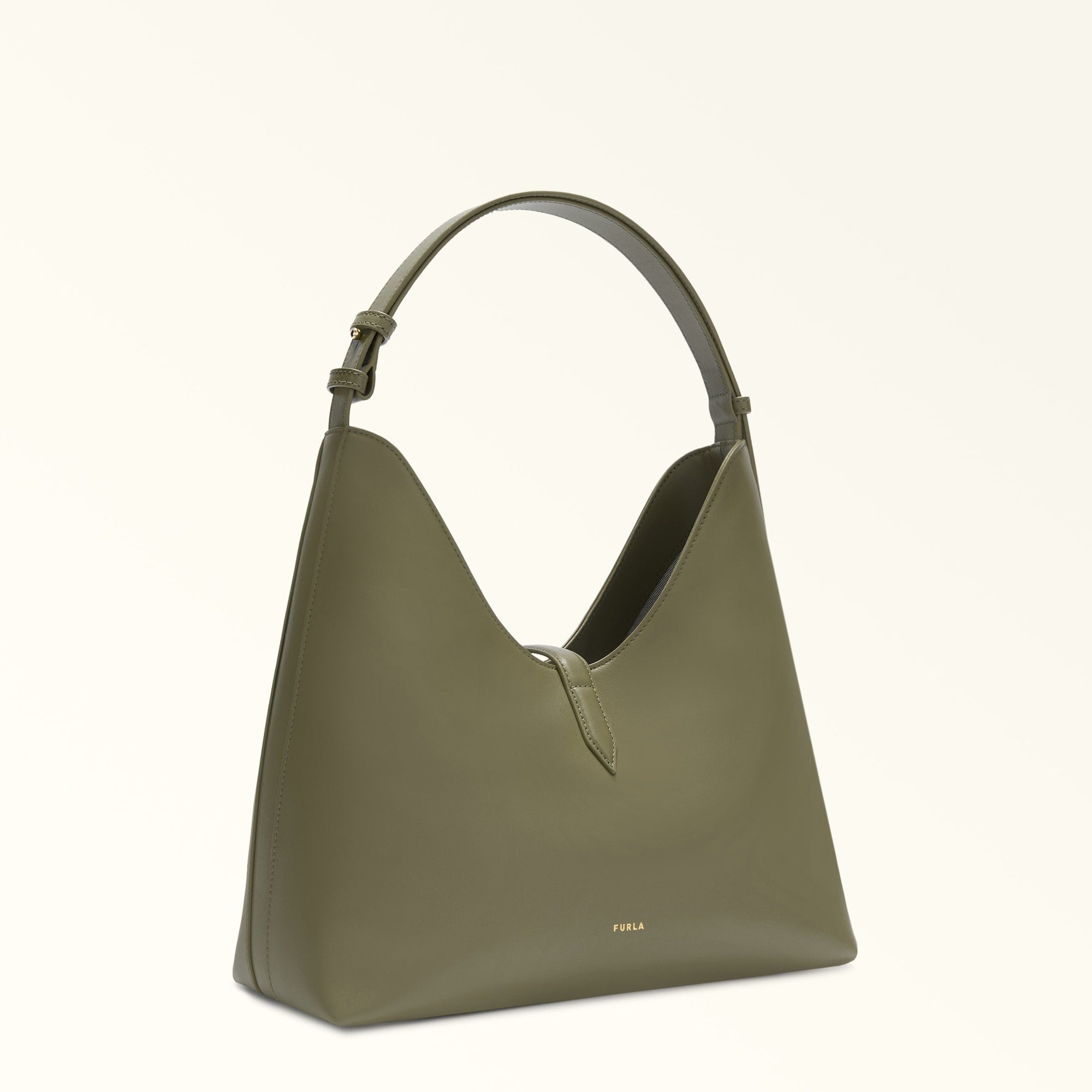 FURLA GOCCIA MEDIUM SHOULDER BAG - AVOCADO