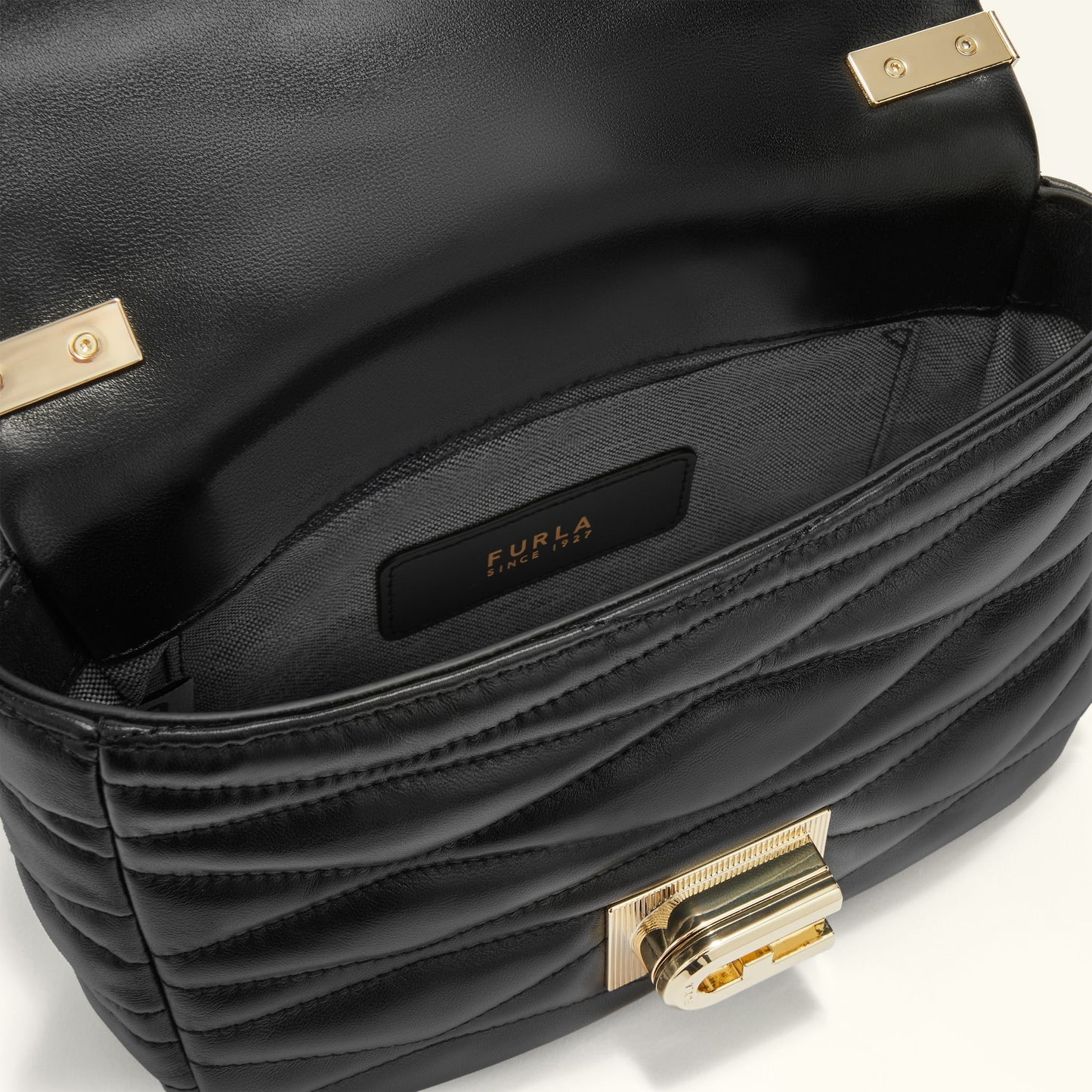 FURLA 1927 CROSSBODY SMALL BAG - BLACK