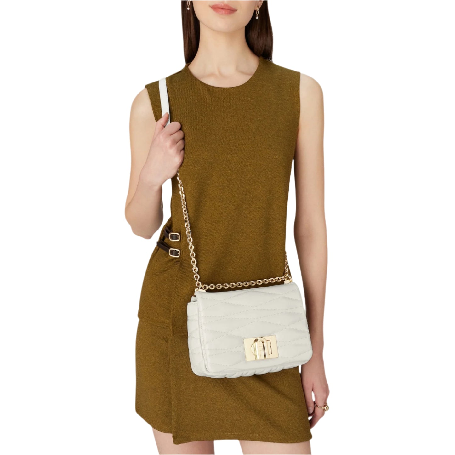 FURLA 1927 CROSSBODY SMALL BAG - PANNA