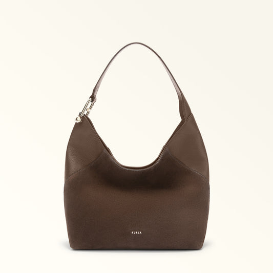 FURLA LARA MEDIUM SHOULDER BAG - TONI ESPRESSO