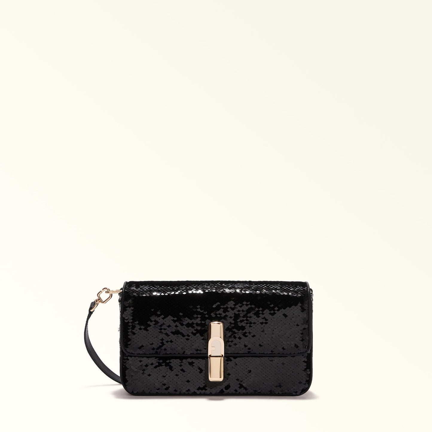 FURLA IRIDE SMALL CROSSBODY BAG - BLACK
