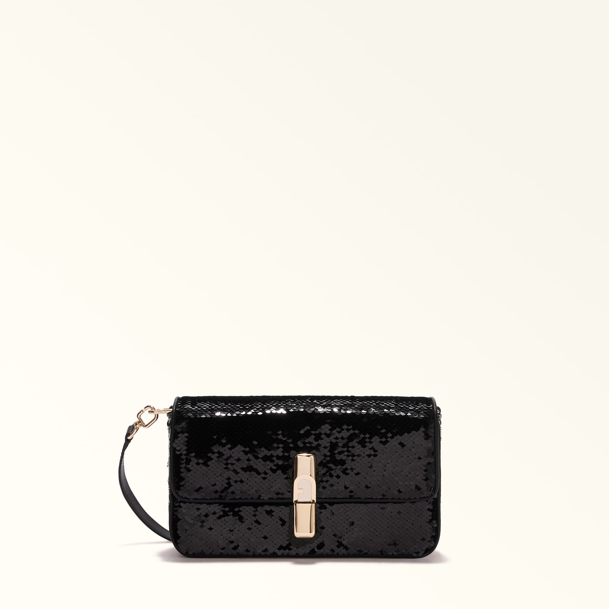 FURLA IRIDE SMALL CROSSBODY BAG - BLACK