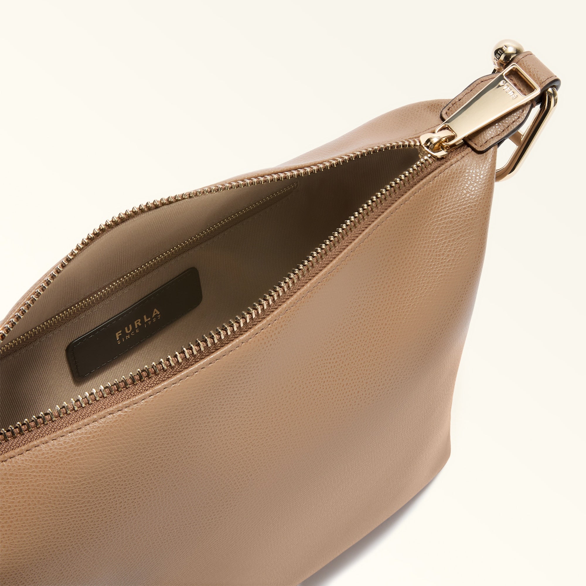 FURLA TONIE MEDIUM SHOULDER BAG - TOFFEE