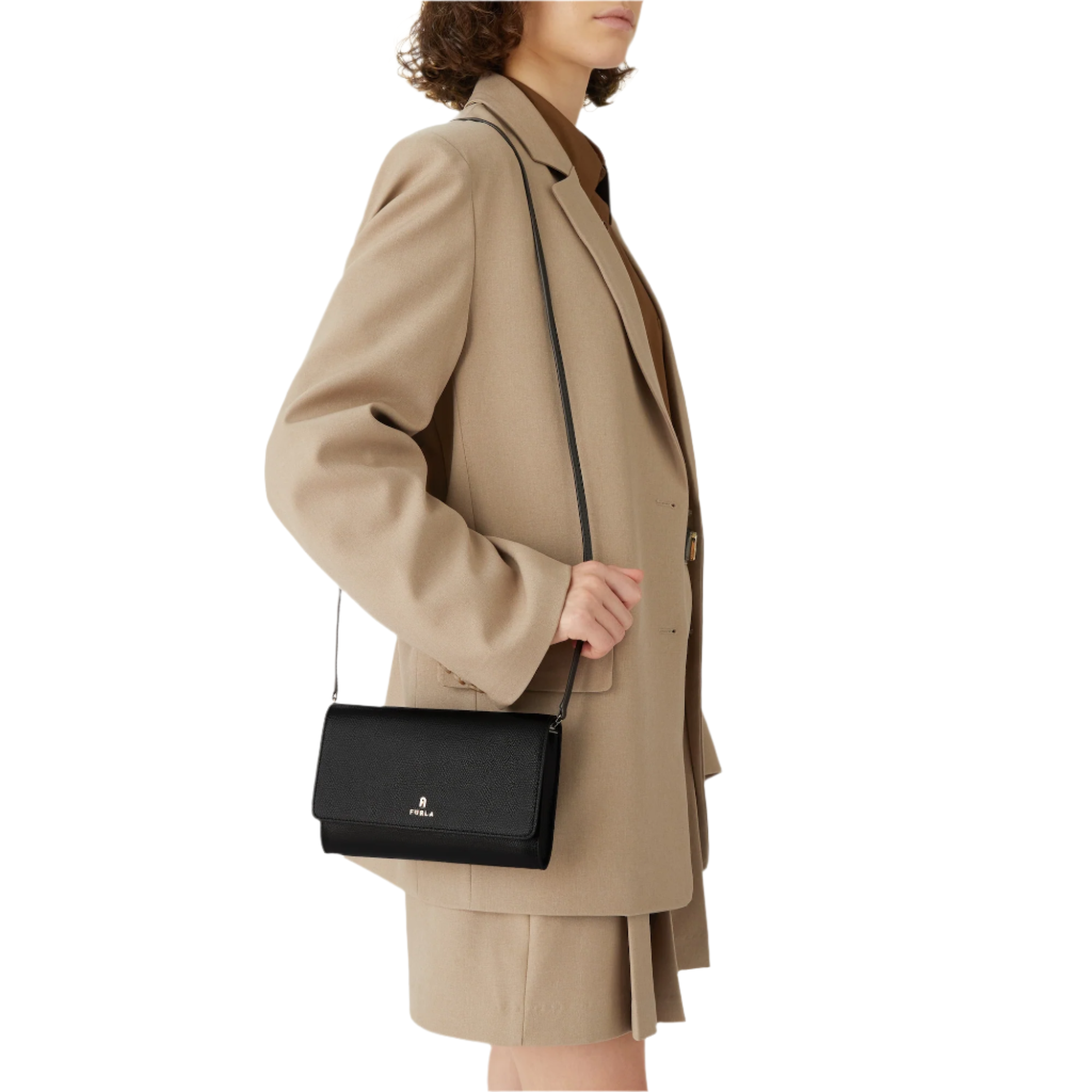FURLA CAMELIA CHAIN WALLET - BLACK