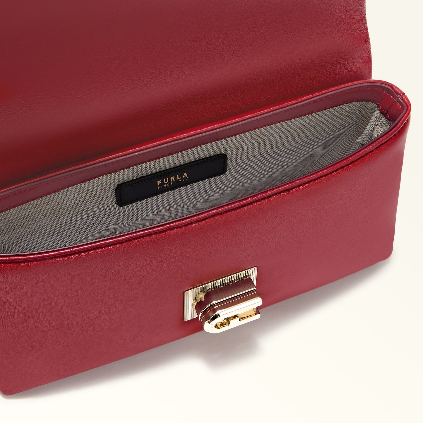 FURLA 1927 MINI QUILTED BAG - CHERRY