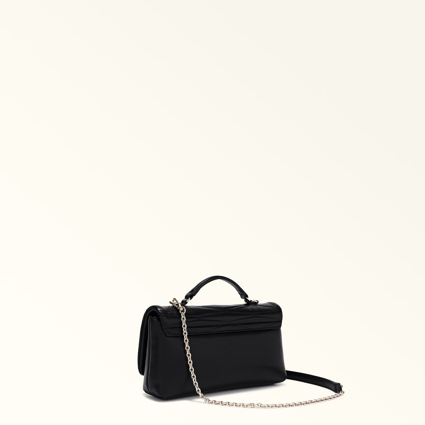 FURLA 1927 MINI QUILTED BAG - BLACK
