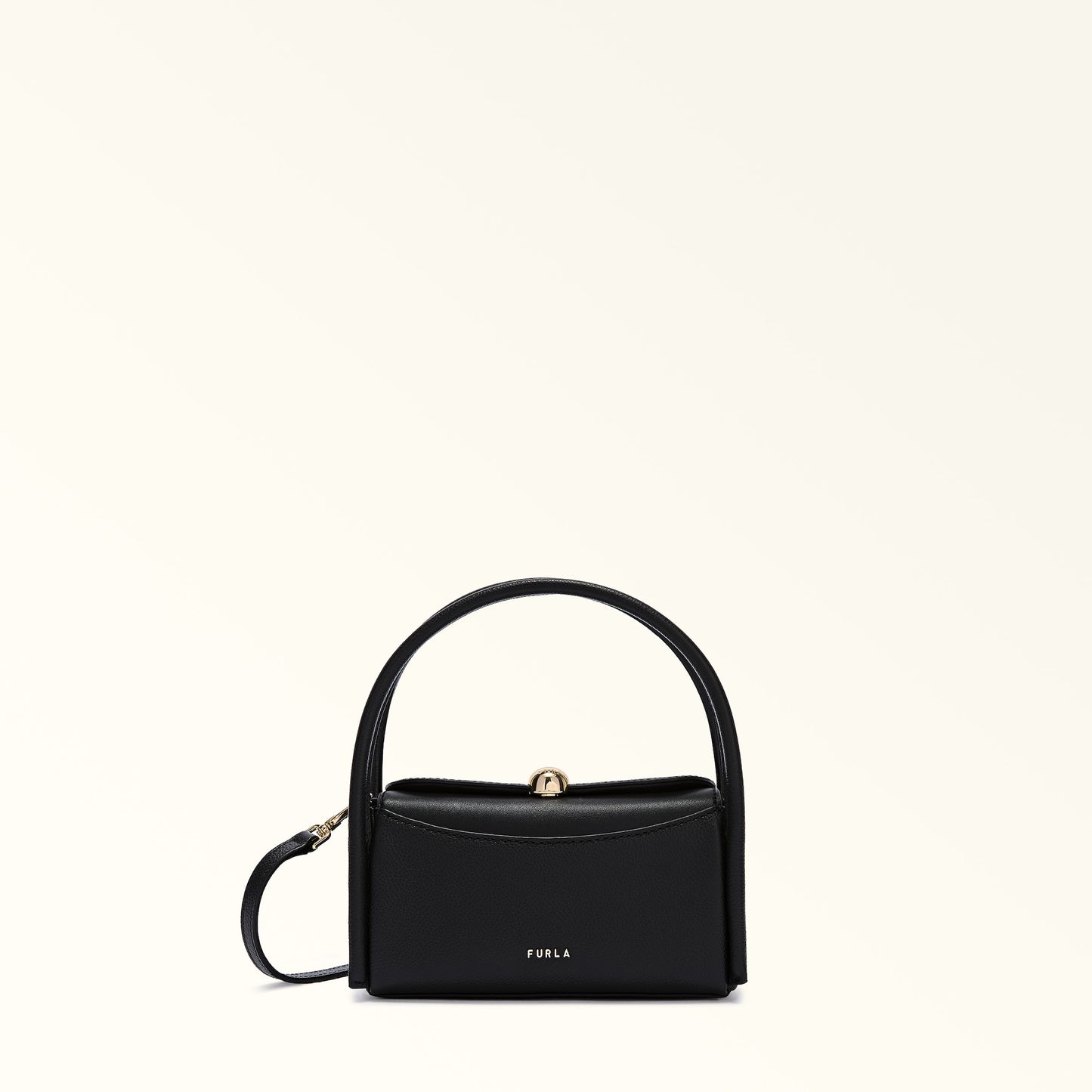FURLA NICOLE MINI BOSTON BAG - BLACK