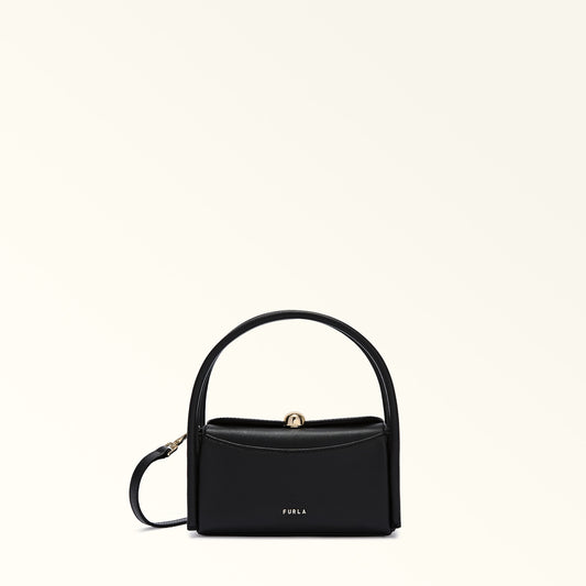 FURLA NICOLE MINI BOSTON BAG - BLACK