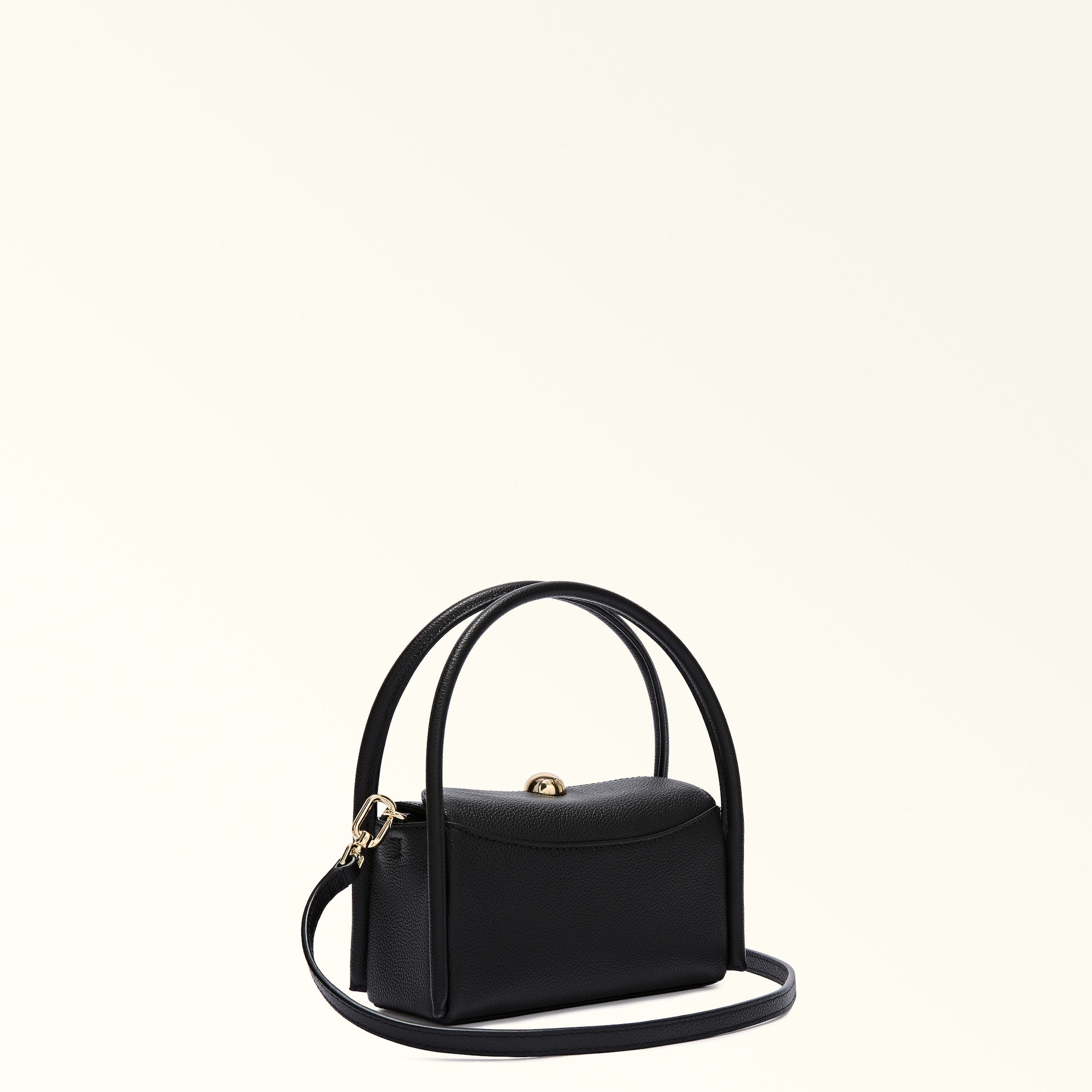 FURLA NICOLE MINI BOSTON BAG - BLACK