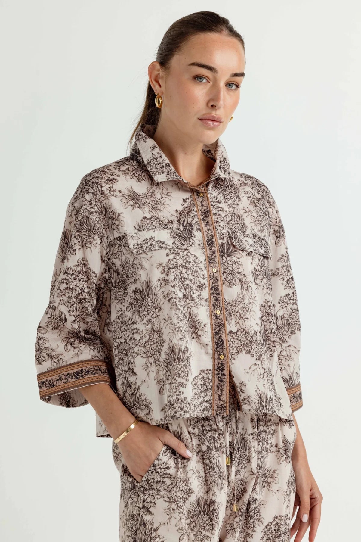 PARCHMENT GARDEN SIMONA SHIRT