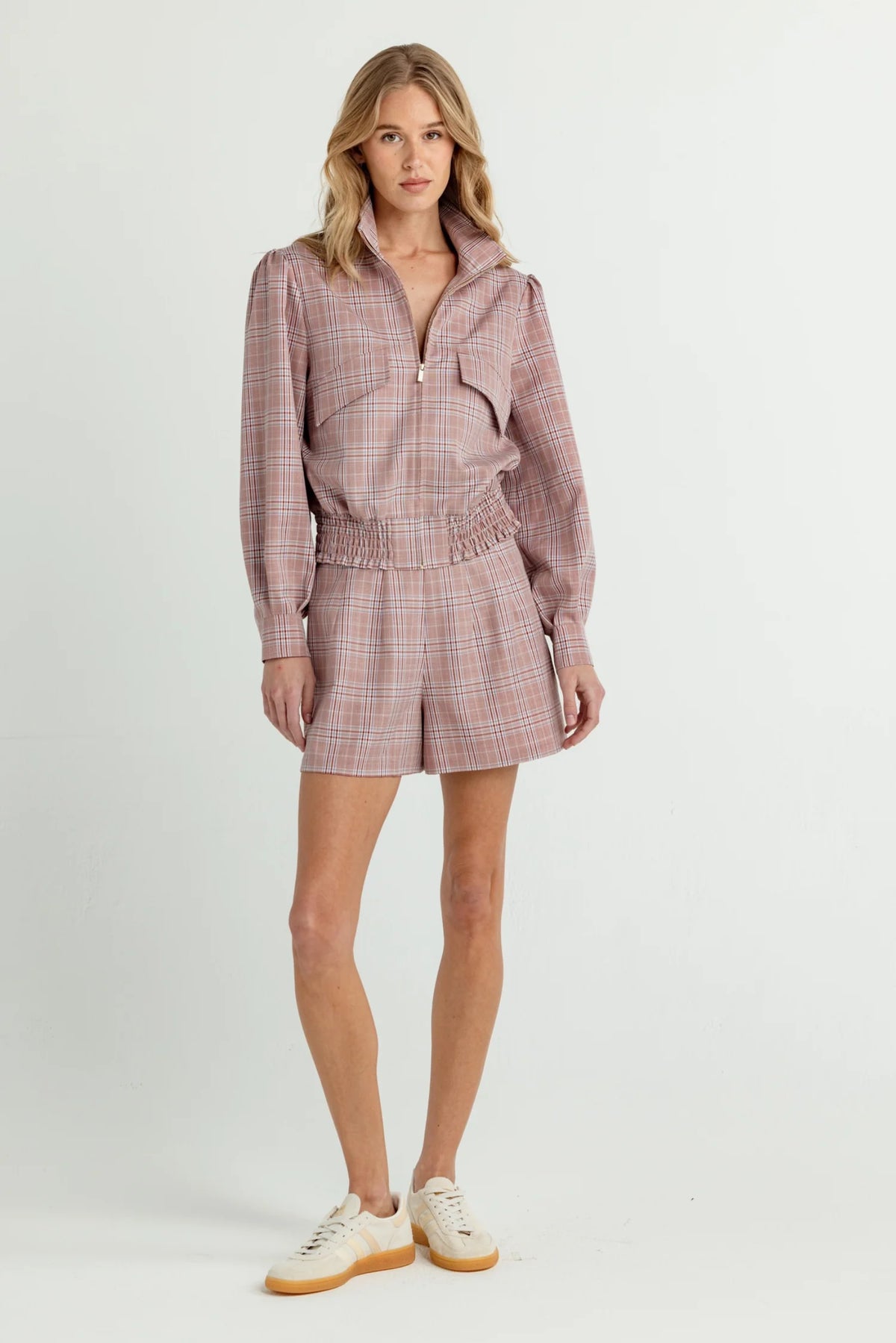 EVER JACKET - FOXGLOVE CHECK