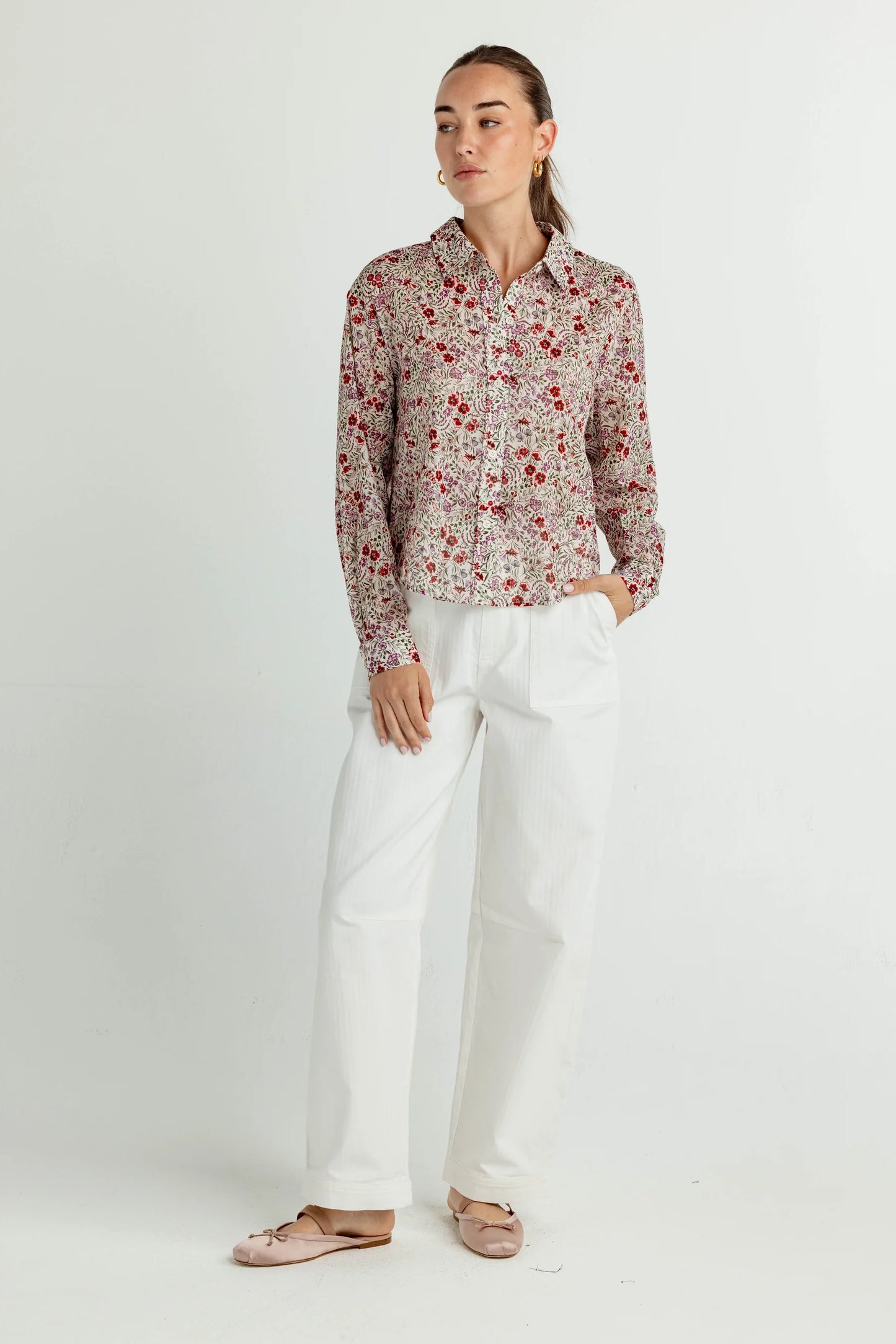 ARTHUR DAMSON GARDEN COTTON SHIRT