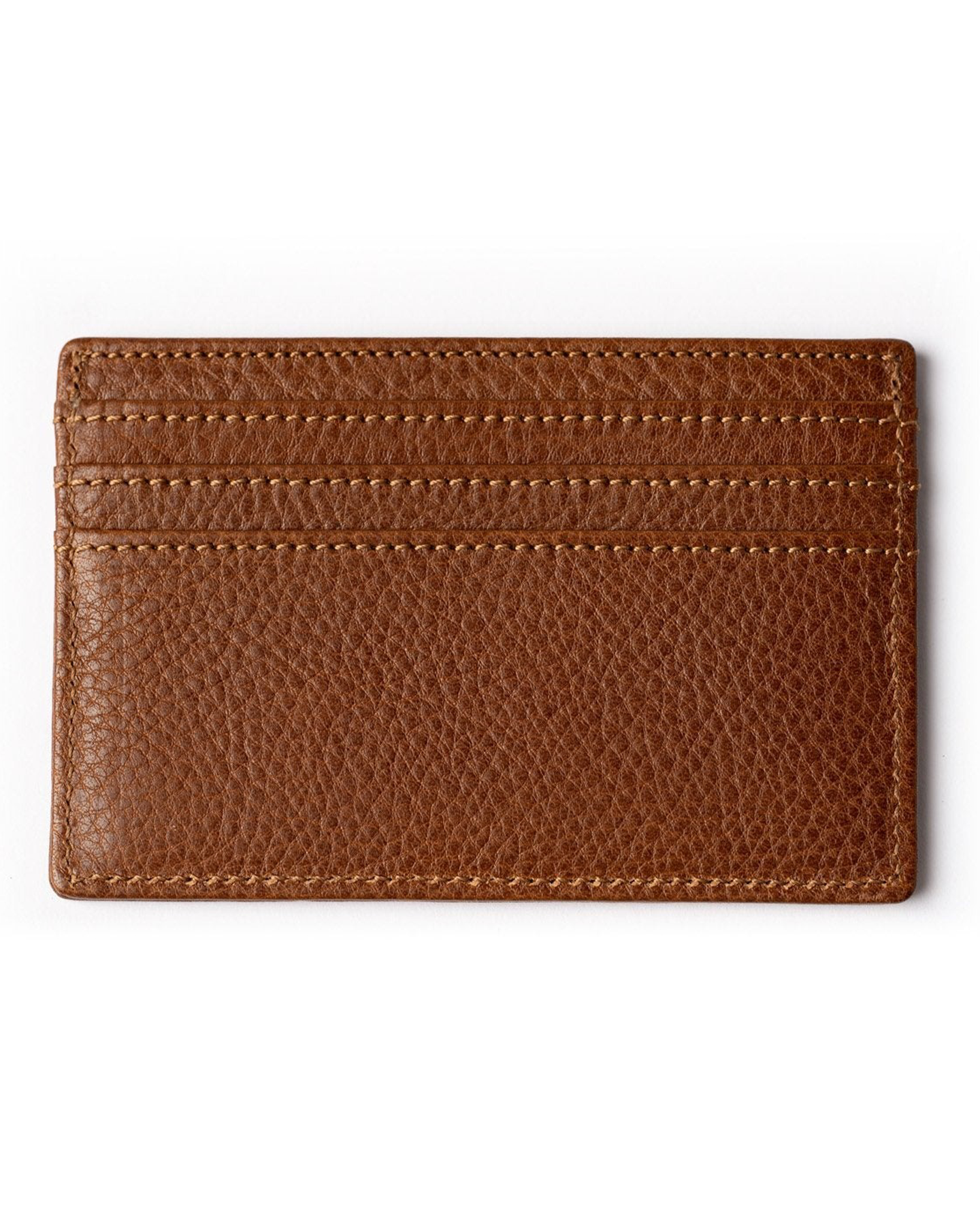 VINTAGE CHESTNUT LEATHER SLIM CREDIT CARD CASE