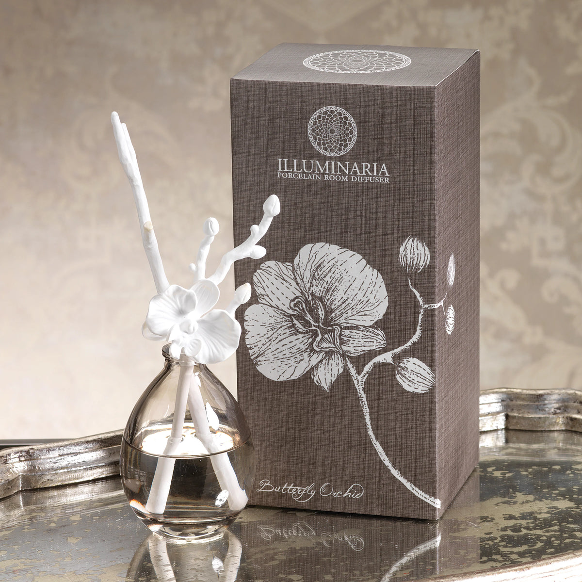 ILLUMINARIA PORCELAIN DIFFUSER - BUTTERFLY ORCHID