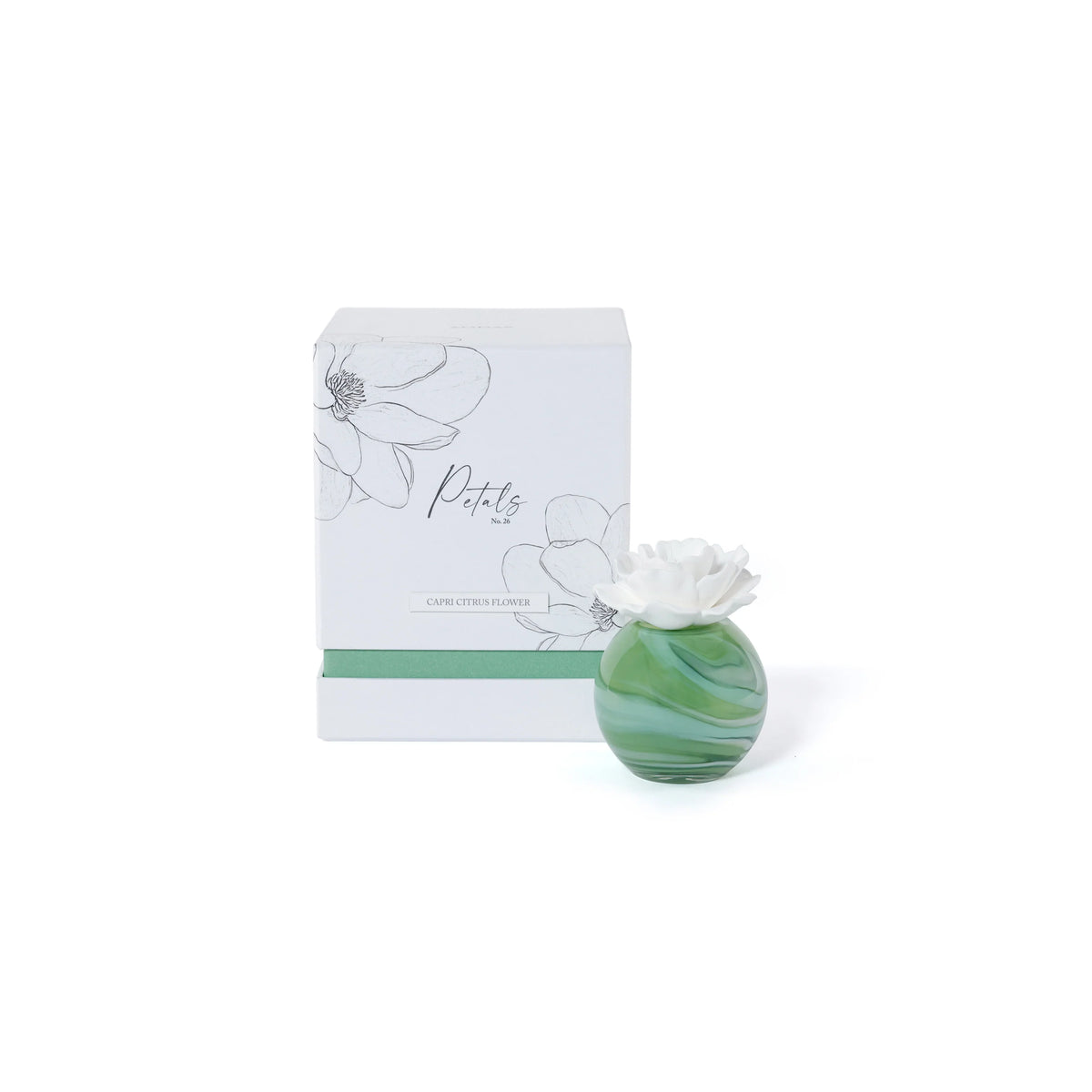 PETALS PORCELAIN DIFFUSER- CAPRI CITRUS FLOWER