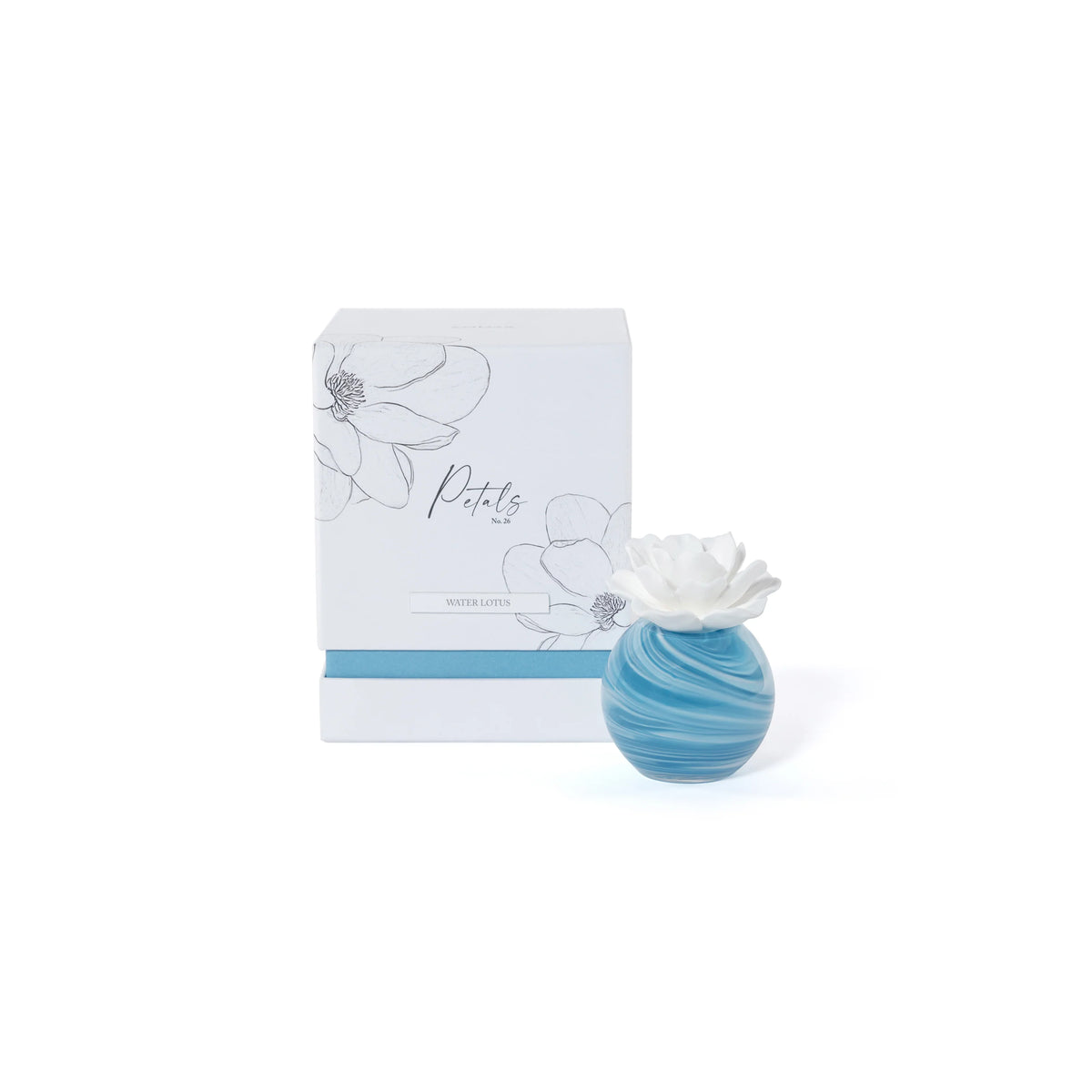 PETALS PORCELAIN DIFFUSER - WATER LOTUS