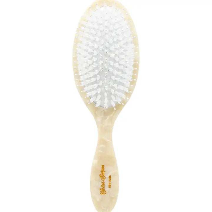 HAND PAINTED CREAM PAISLEY BRUSH