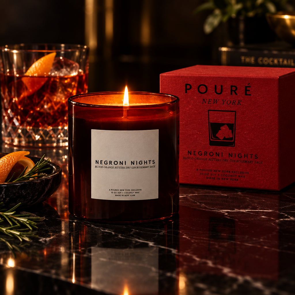 NEGRONI NIGHTS SOY COCONUT WAX CANDLE