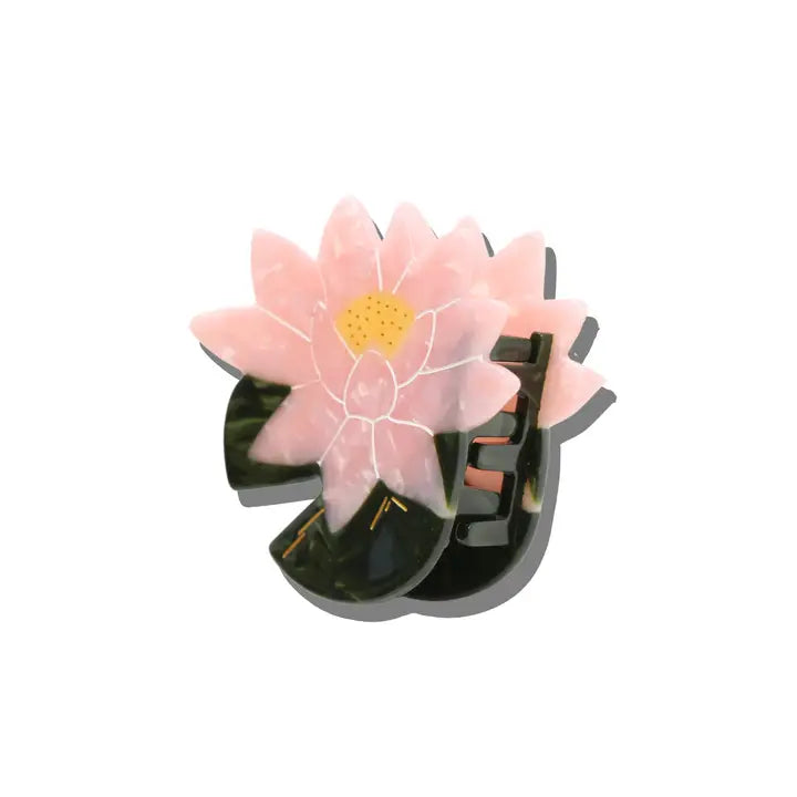 HAND PAINTED JAPANESE LILY CLAW CLIP