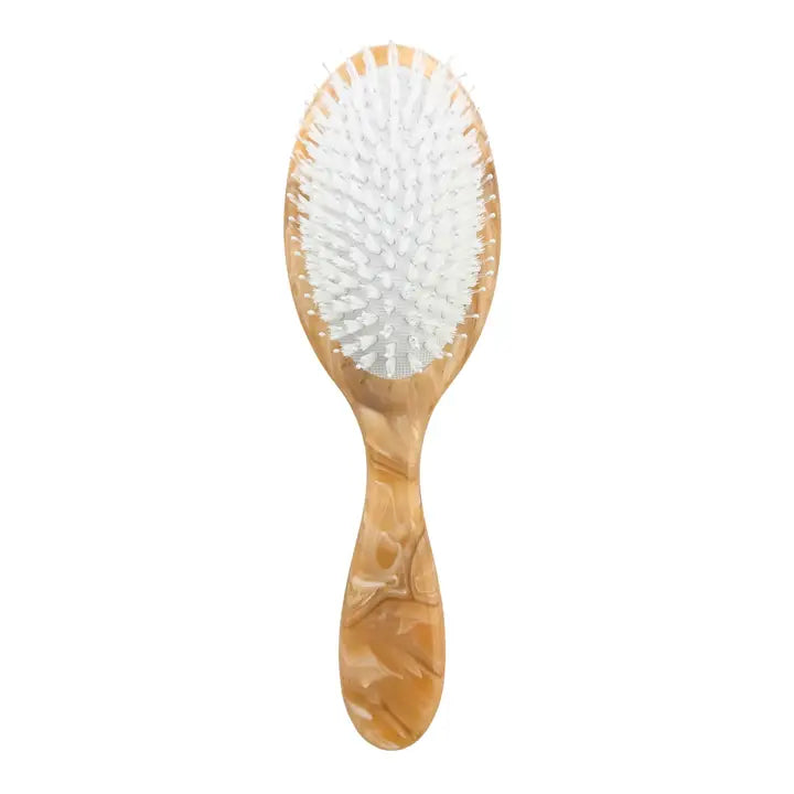 HAND PAINTED HONEY BEE HAIR BRUSH