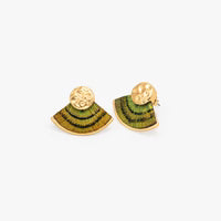 BROOKS FEATHER STUD EARRINGS