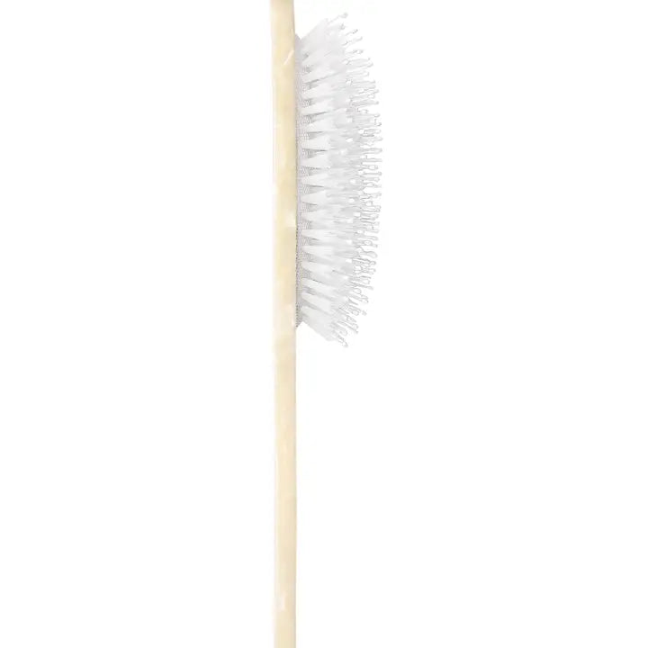 HAND PAINTED CREAM PAISLEY BRUSH