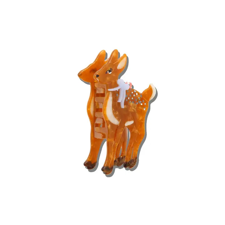 HAND PAINTED FAWN CLAW CLIP