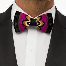SPROUT FEATHER BOW TIE