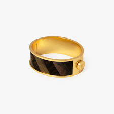 AMAYA FEATHER HINGE CUFF BRACELET
