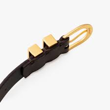 OVER THE MOON MADDIE LEATHER BELT WITH FEATHER DETAIL - CHOCOLATE TURKEY