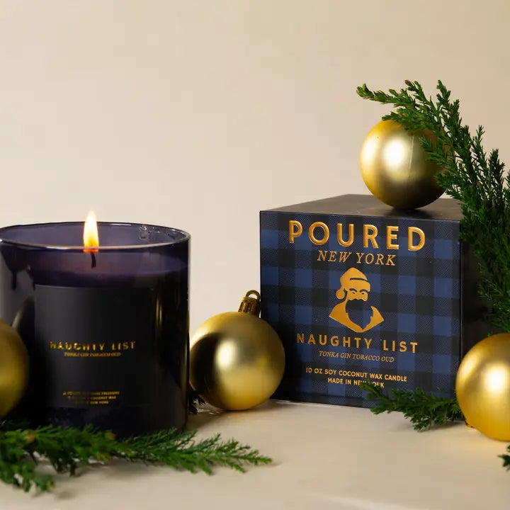 NAUGHTY LIST SOY COCONUT WAX CANDLE