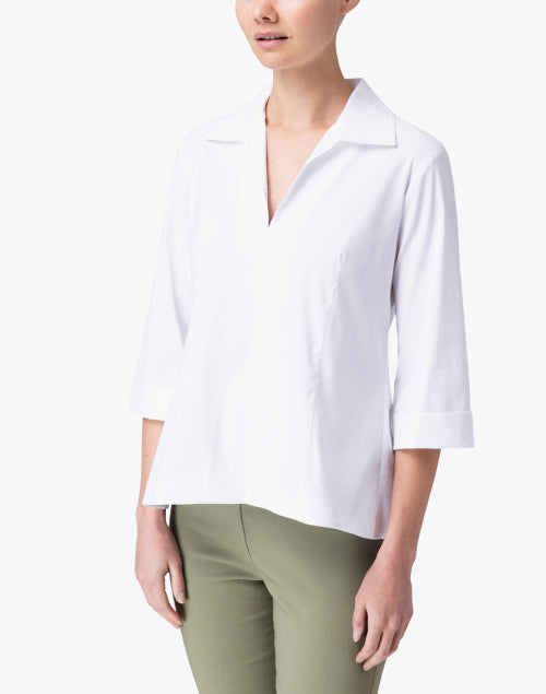 WHITE SWING SHIRT